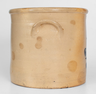 Rare S. D. KELLOGG / WHATELY Stoneware Crock w/ Slip-Trailed Bird Decoration