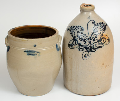 Lot of Two: Northeastern American Stoneware