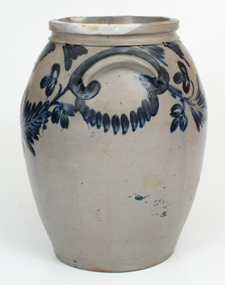 Four-Gallon Baltimore, Maryland Stoneware Jar, circa 1840