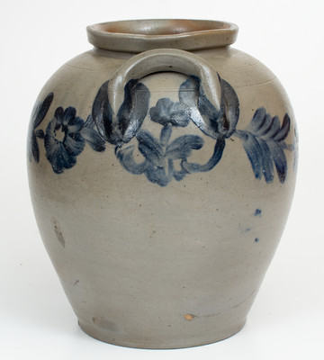 Three-Gallon Philadelphia Stoneware Jar attrib. Henry Harrison Remmey, c1835