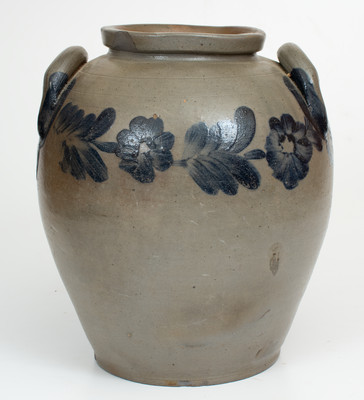 Three-Gallon Philadelphia Stoneware Jar attrib. Henry Harrison Remmey, c1835