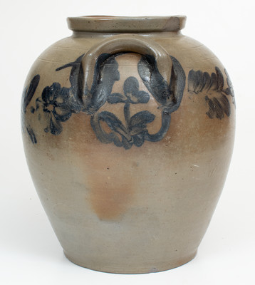 Three-Gallon Philadelphia Stoneware Jar attrib. Henry Harrison Remmey, c1835