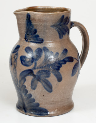 Attrib. Henry Harrison Remmey, Philadelphia, PA Stoneware Pitcher w/ Elaborate Decoration