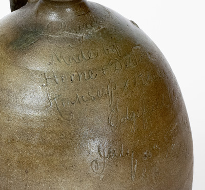 Extremely Rare Stoneware Jug: 