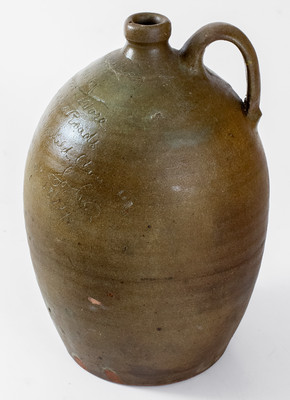 Extremely Rare Stoneware Jug: 