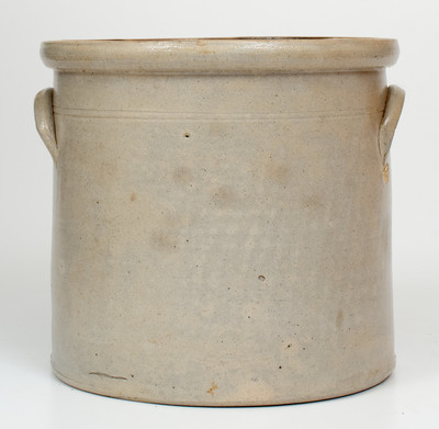 2 Gal. J. NORTON & CO. / BENNINGTON, VT Stoneware Crock w/ Bold Bird Decoration