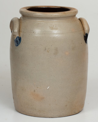 1 Gal. COWDEN & WILCOX / HARRISBURG, PA Stoneware Jar w/ Floral Decoration