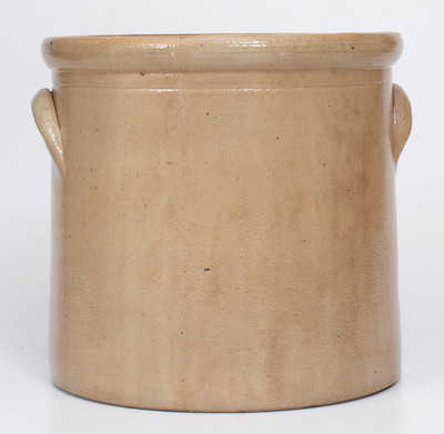 2 Gal. Stoneware Crock w/ Bird-on-Branch Decoration, Ballardvale, MA origin