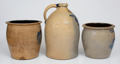 Lot of Three: COWDEN & WILCOX / HARRISBURG, PA Stoneware