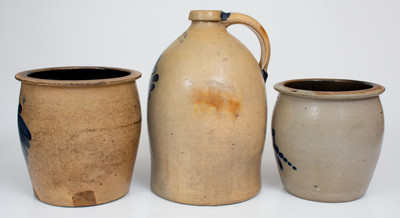 Lot of Three: COWDEN & WILCOX / HARRISBURG, PA Stoneware