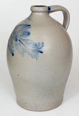 J. W. COWDEN / HARRISBURG, PA Stoneware Jug w/ Floral Decoration