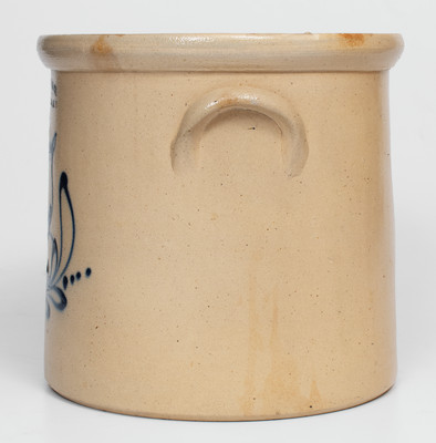 3 Gal. HAXSTUN & CO. / FORT EDWARD, NY Stoneware Bird Crock