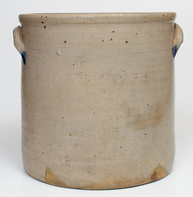 5 Gal. A. L. HYSSONG / BLOOMSBURG, PA Stoneware Crock w/ Bold Floral Decoration