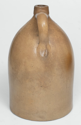 2 Gal. BRADY & RYAN / ELLENVILLE, NY Stoneware Jug w/ Bird Decoration