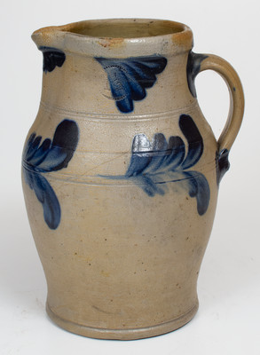 1 1/2 Gal. Stoneware Pitcher attrib. Richard Remmey, Philadelphia, PA