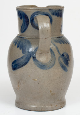 1/2 Gal. Baltimore Stoneware Pitcher with Floral Decoration, circa 1840