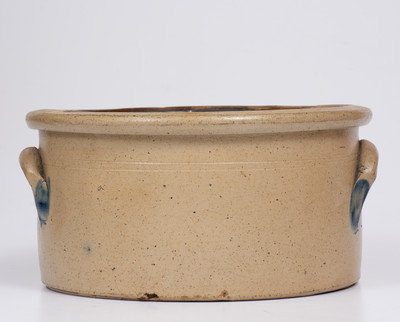 Rare and Fine HARRISBURG PA (John Young) Stoneware Butter Crock, 1856-1858