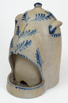 Exceptional 2 Gal. Stoneware Chick Waterer attrib. Richard C. Remmey, Philadelphia, PA