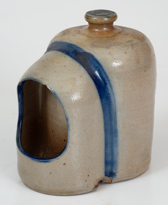 Unusual Small-Sized Stoneware Chick Waterer, probably New Jersey