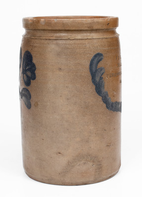 Rare Nanticoke, Maryland Stoneware Advertising Jar
