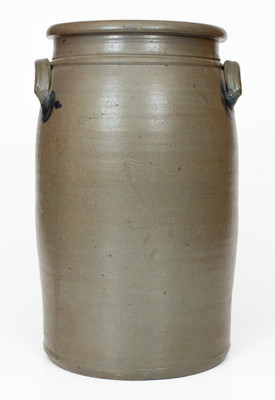 Fine 6 Gal. WILKINSON & FLEMING / SHINNSTON, W. VA Stoneware Jar w/ Elaborate Decoration