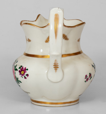 Porcelain Pitcher, probably William Ellis Tucker, Philadelphia, PA