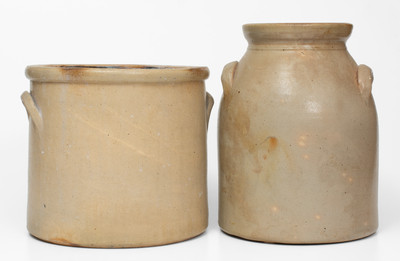 Lot of Two: 2 Gal. Northeastern U.S. Stoneware Crocks