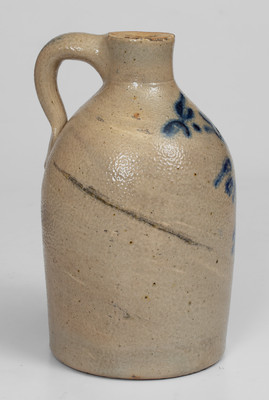 Small-Sized Stoneware Jug with Portsmouth, NH Advertising