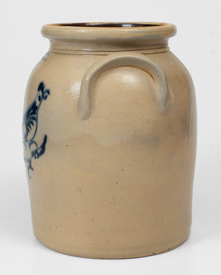 1 1/2 Gal. J. & E. NORTON / BENNINGTON, VT Stoneware Bird Jar