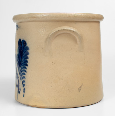 Fine F. B. NORTON & CO. / WORCESTER, MASS. 4 Gal. Stoneware Bird Crock