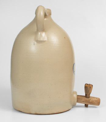 Outstanding 6 Gal. NEW YORK / STONEWARE CO. Jug Cooler w/ Bold Pecking Chicken Decoration