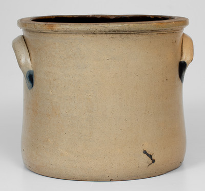 1 Gal. COWDEN & WILCOX / HARRISBURG, PA Stoneware Crock w/ Floral Decoration