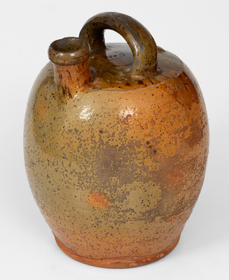 Unusual Redware Harvest Jug, probably Pennsylvania