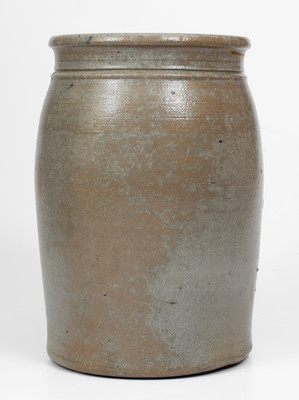 Scarce JOHN P. EBERHART / NEW GENEVA / FAYETTE CO., PA Two-Gallon Stoneware Jar