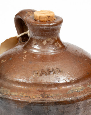 HAHN (Trenton, South Carolina) Stoneware Shoulder Jug, late 19th century