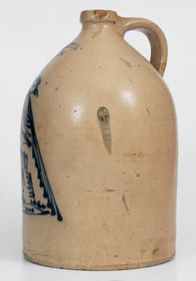 Two-Gallon J. & E. NORTON / BENNINGTON, VT Stoneware Pheasant Jug, circa 1855