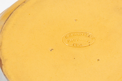 Rare U. KENDALL S / FACTORY / CIN Yellowware Bowl (Cincinnati, Ohio)