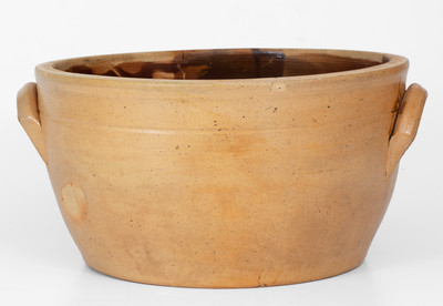 HOLMES & PURDY / DUNDEE, NY Stoneware Bowl w/ Unusual Decoration