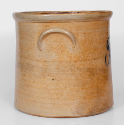 4 Gal. Northeastern Stoneware Crock Inscribed 