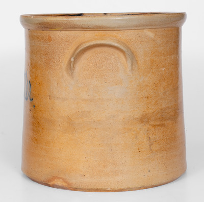 4 Gal. Northeastern Stoneware Crock Inscribed 