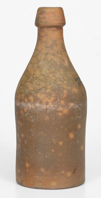 Unusual NEW ULM, Minnesota Stoneware Bottle