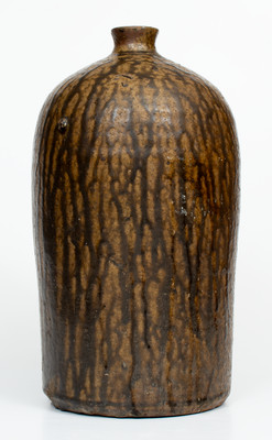 Crawford County, Georgia Stoneware Jug w/ Fine Alkaline Glaze Runs,