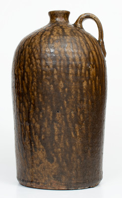 Crawford County, Georgia Stoneware Jug w/ Fine Alkaline Glaze Runs,