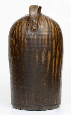 Crawford County, Georgia Stoneware Jug w/ Fine Alkaline Glaze Runs,