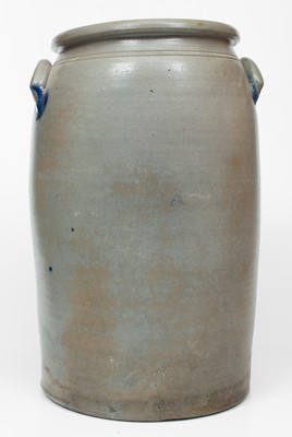 Fine 10 Gal. HAMILTON & JONES / STAR POTTERY / GREENSBORO, PA Stoneware Jar w/ Elaborate Decoration