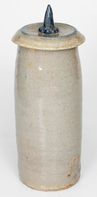 Exceptional Large Lidded Vase attrib. Arie Meaders, Cleveland, Georgia, circa 1965