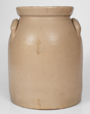 3 Gal. LYONS, New York Stoneware Jar w/ Floral Decoration