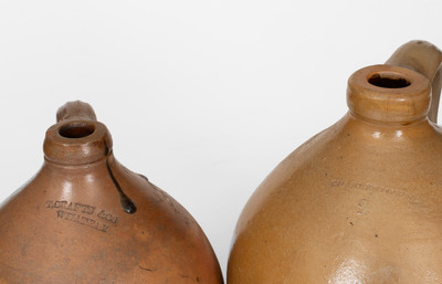 Lot of Two: Massachusetts Stoneware Jugs