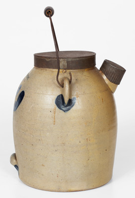 Extremely Rare J.B. Leathers / Mt. Eagle, PA Stoneware Batter Pail