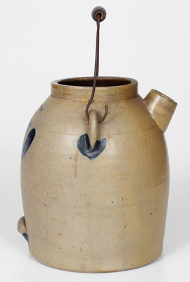 Extremely Rare J.B. Leathers / Mt. Eagle, PA Stoneware Batter Pail